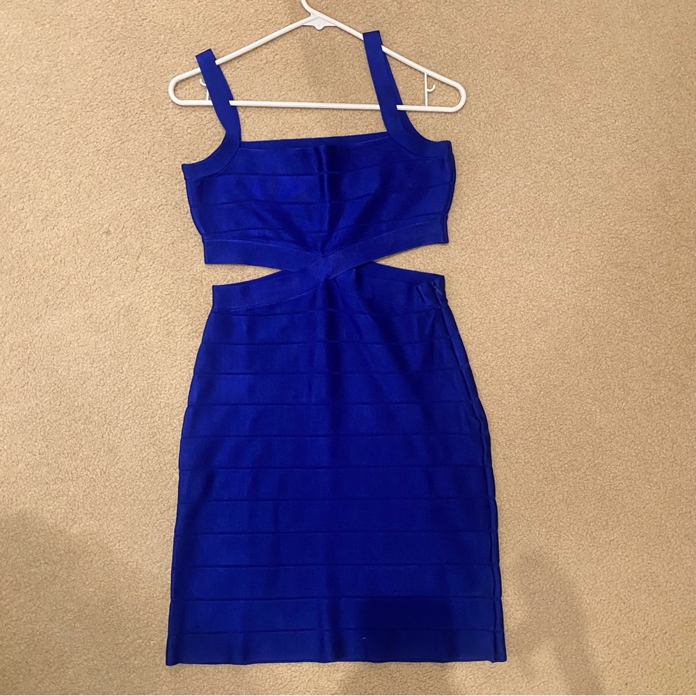 French Connection Blue Bodycon Dress